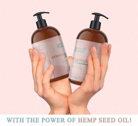 Hydrate & restore hemp shampoo & conditioner Duo