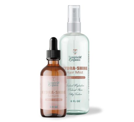 Hydra-Shine (Aloe Vera & Camellia) – 4 oz Serum + 8 oz Mist Set