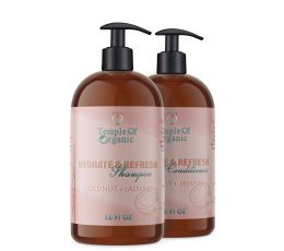 Hydrate & Refresh Coconut + Jasmine Shampoo & Conditioner Duo 16 oz
