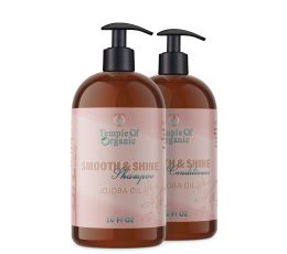 Smooth & Shine Jojoba Oil Shampoo & Conditioner Duo 16 oz